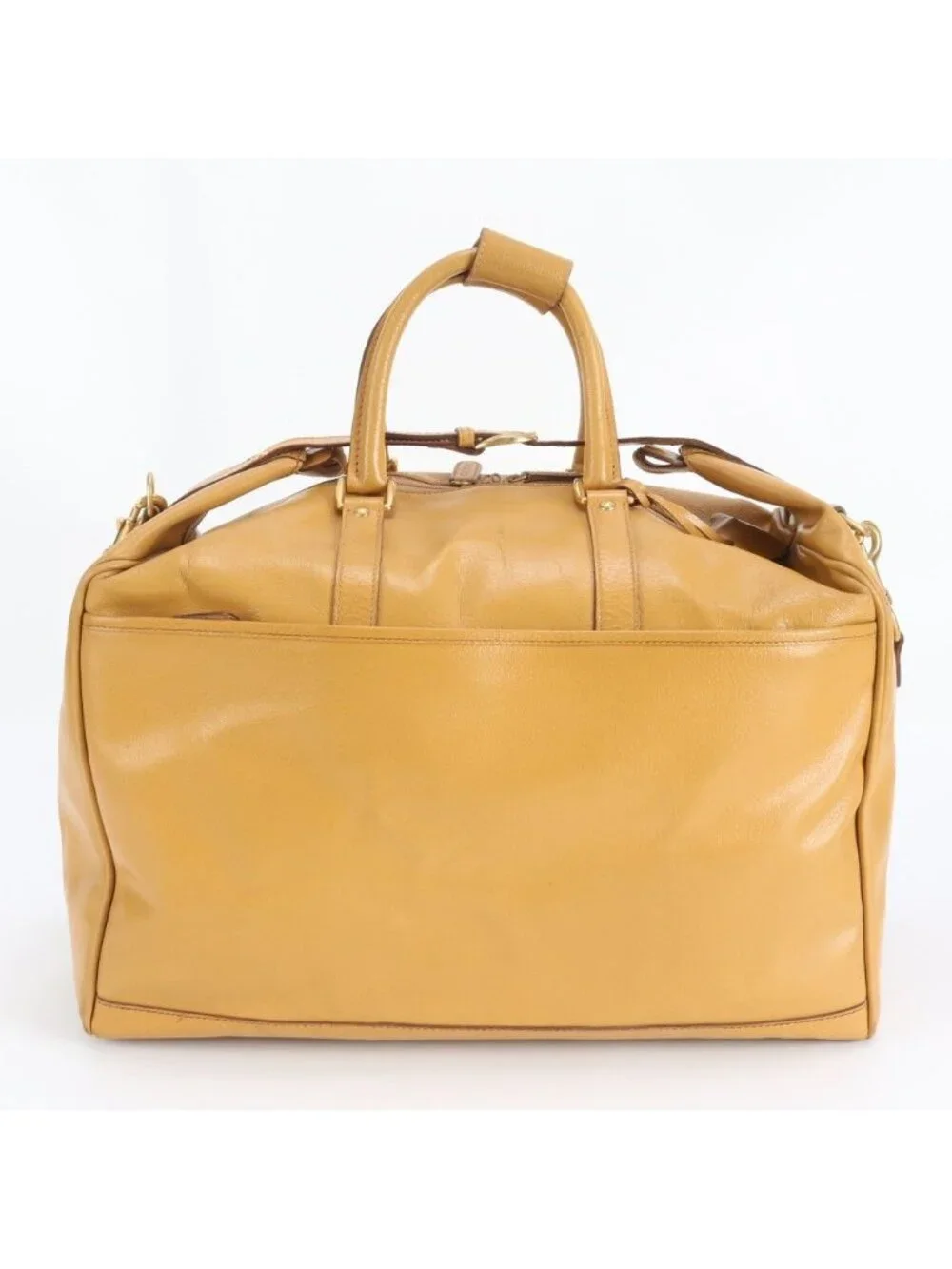 Gucci Leather 2-Way Boston Bag Crossbody Business Travel Tote Shoulder Messenger - Picture 3 of 11